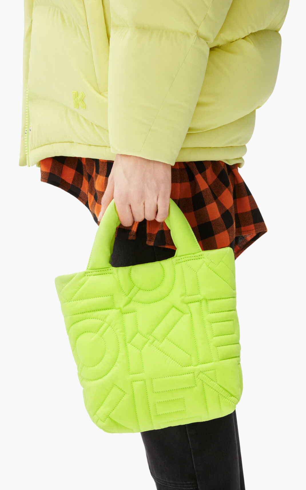 Bolso Shopping Kenzo Arctik small Hombre Verde Claro LAN493281